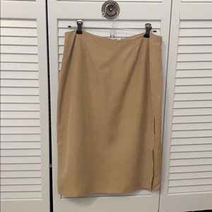 Anne Klein sz 10 lined linen blend pencil skirt